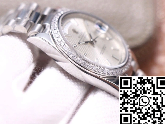 Dial Silver M228349RBR-0007 Rolex Factory Day-Date EW 0308